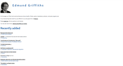 Desktop Screenshot of edmundgriffiths.com